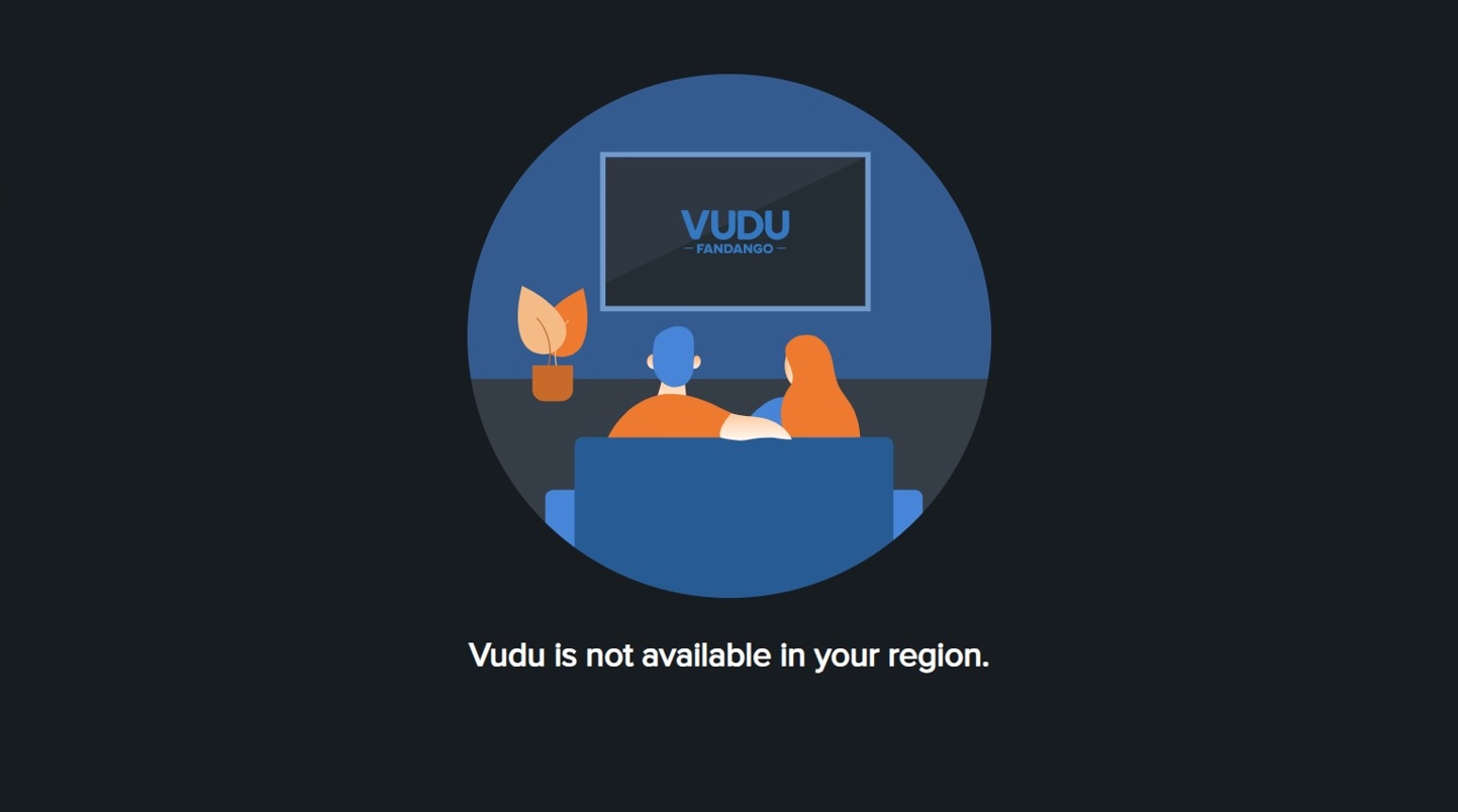 vudu geo-restriction error