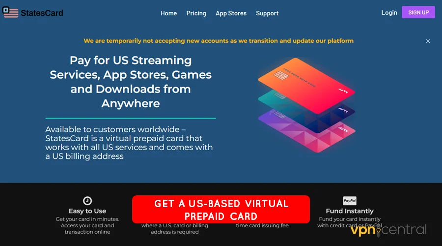 get a us-based prepaid virtual card from statescard