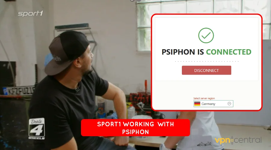 sport1 working with psiphon