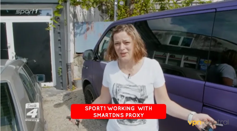sport1 working with smartdns proxy