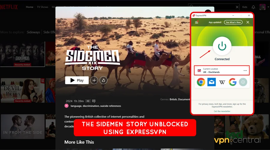 the sidemen story unblocked using expressvpn