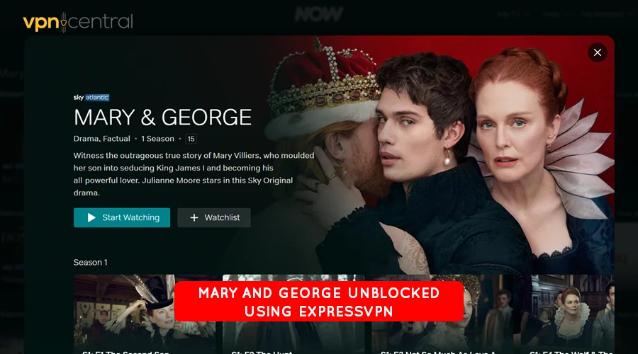 mary and george unblocked using expressvpn
